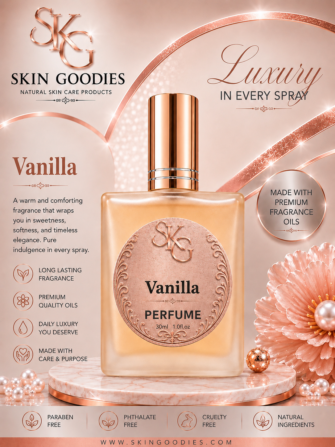 Vanilla-1oz 30 ml (Designer Inspired)