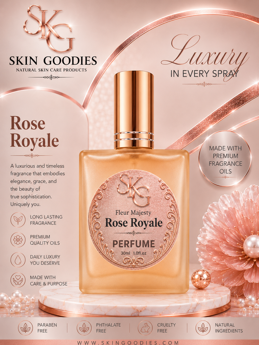 Rose Royale(Fleur Majesty)1oz 30ml (Designer Inspired)