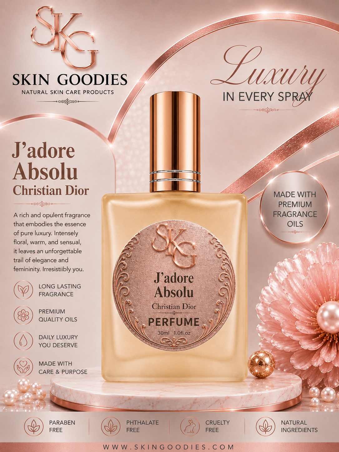 J’adore Absolu(Christian Dior)1oz 30ml (Designer Inspired)