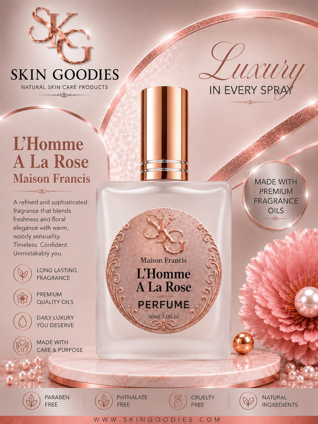 L’Homme A La Rose(Maison Francis)1oz 30ml