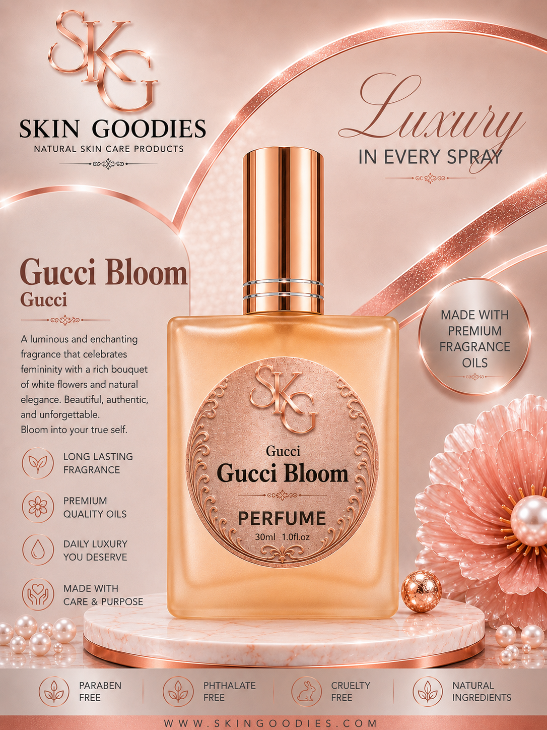 Gucci Bloom-1oz 30ml (Designer Inspired)