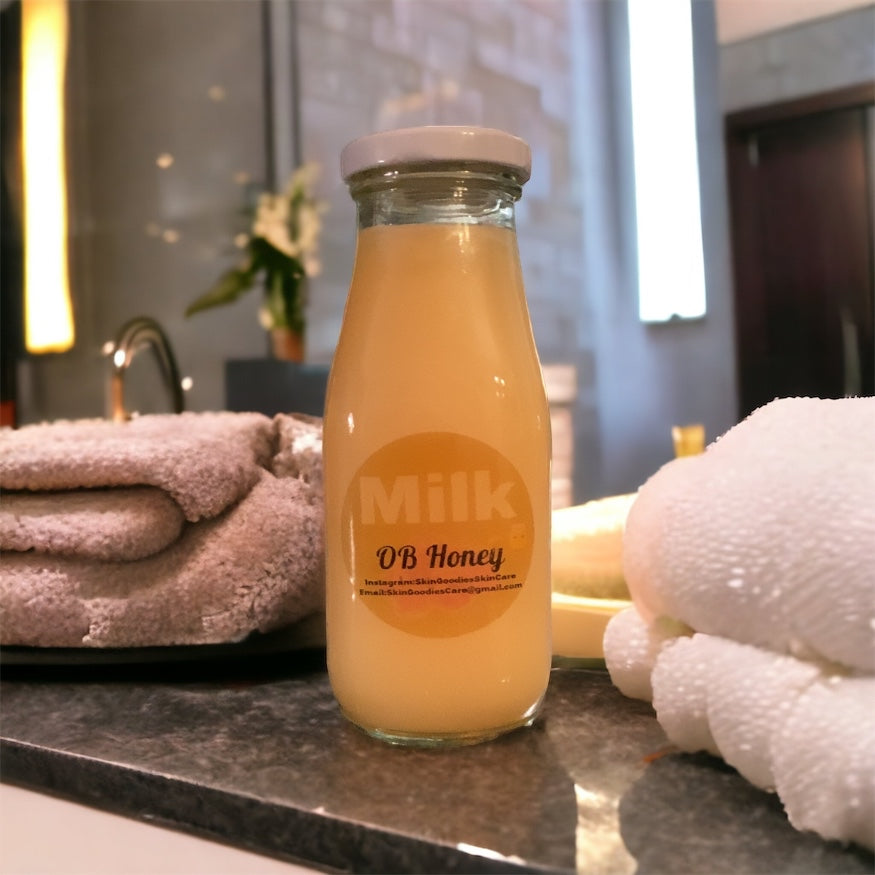 OB Honey(12oz)3-1 Milk Bubble Bath,Shower Gel,Shampoo