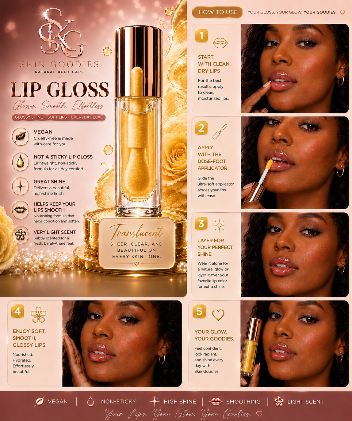 Lip Gloss(Vegan) Lemonscile