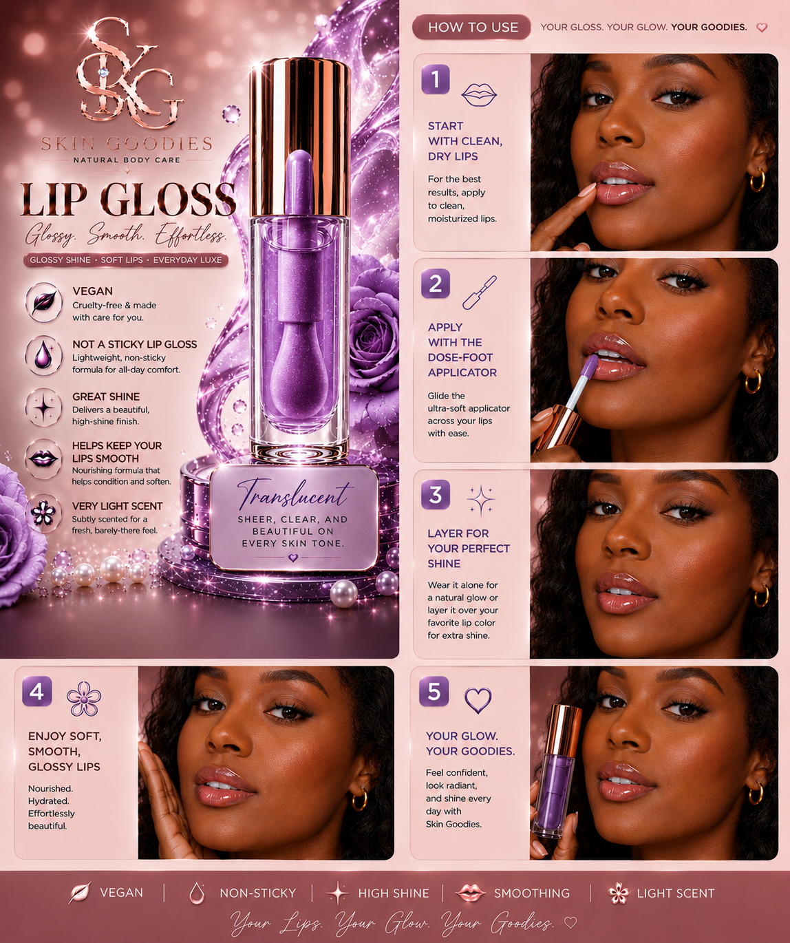 Lip Gloss (Vegan) Mixed Berries