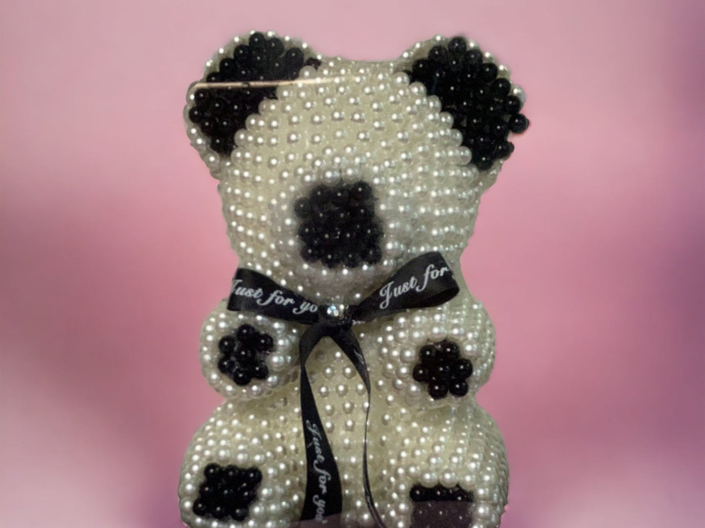 Pearl Bear-White/Black