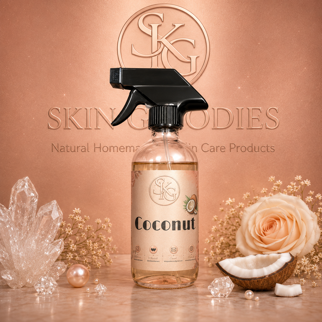 Liquid Body Oil 8oz Coconut