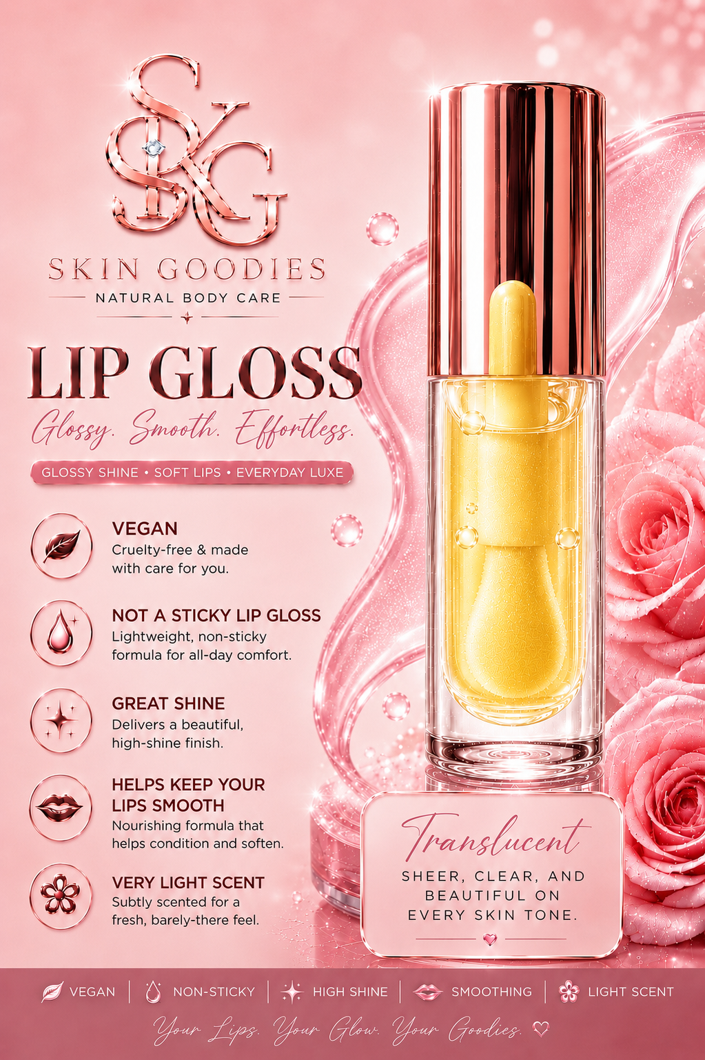Lip Gloss(Vegan) Lemonscile