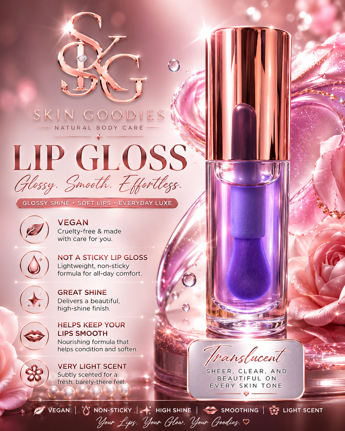Lip Gloss (Vegan) Mixed Berries
