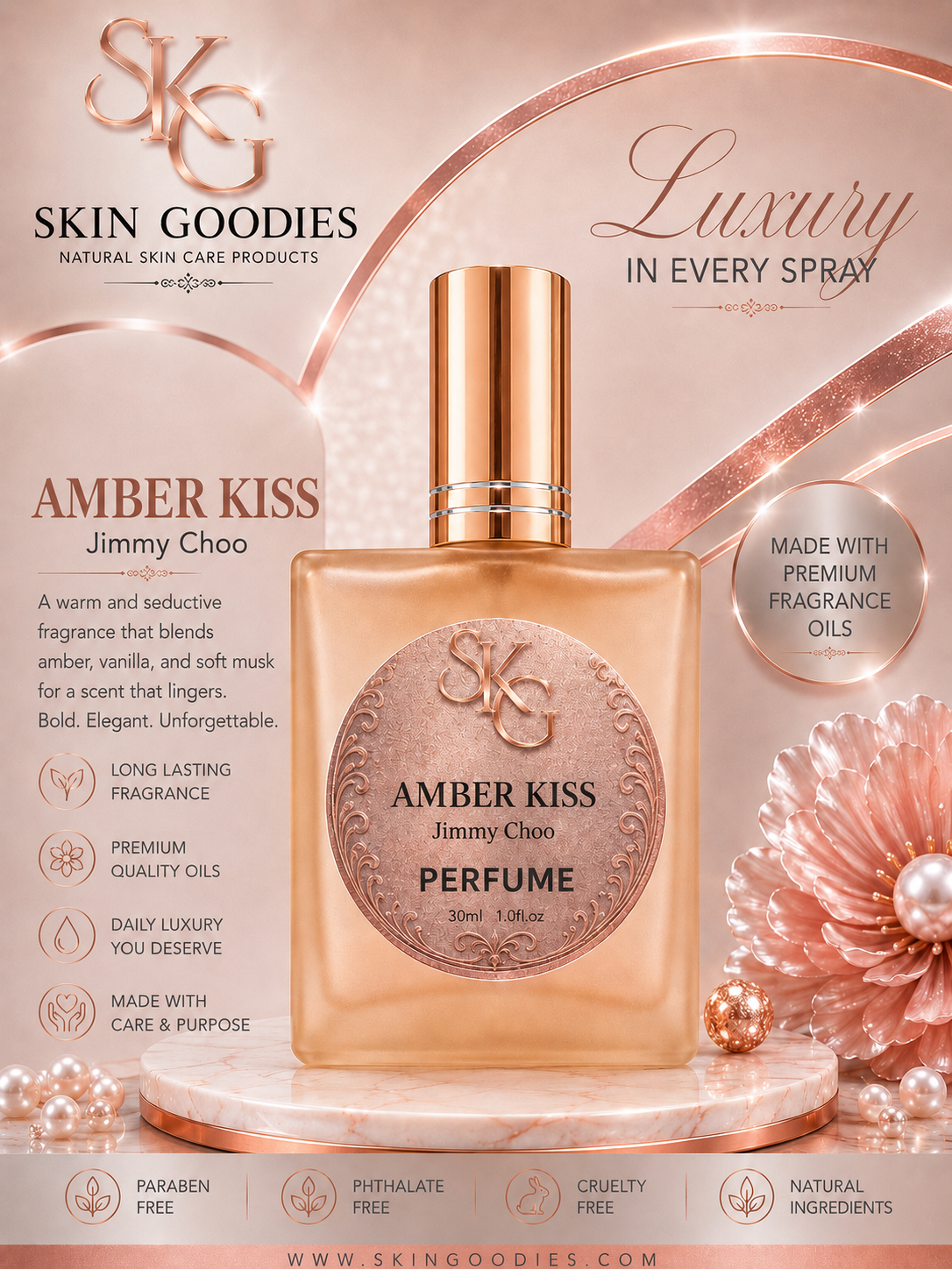 Amber Kiss(Jimmy Choo)1oz 30ml (Designer Inspired)
