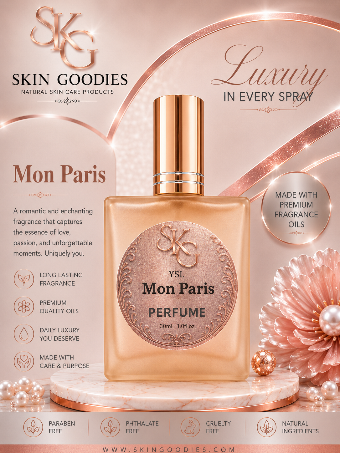 Mon Paris(YSL)1oz 30ml (Designer Inspired)