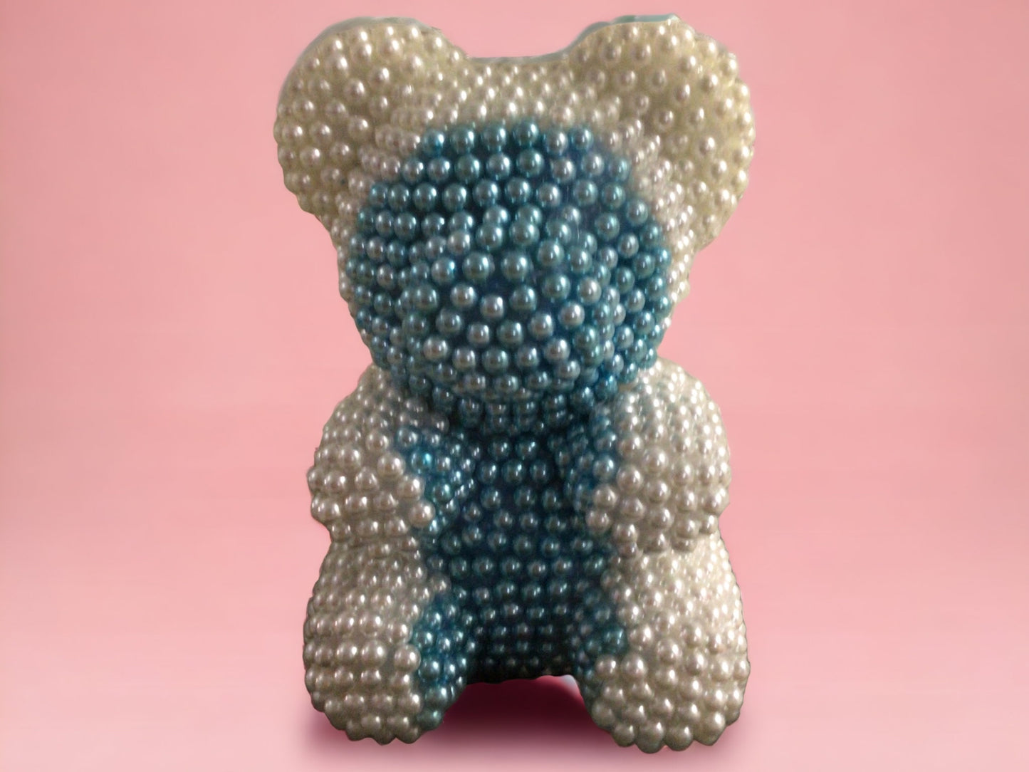 Pearl Bear White/Aqua blue