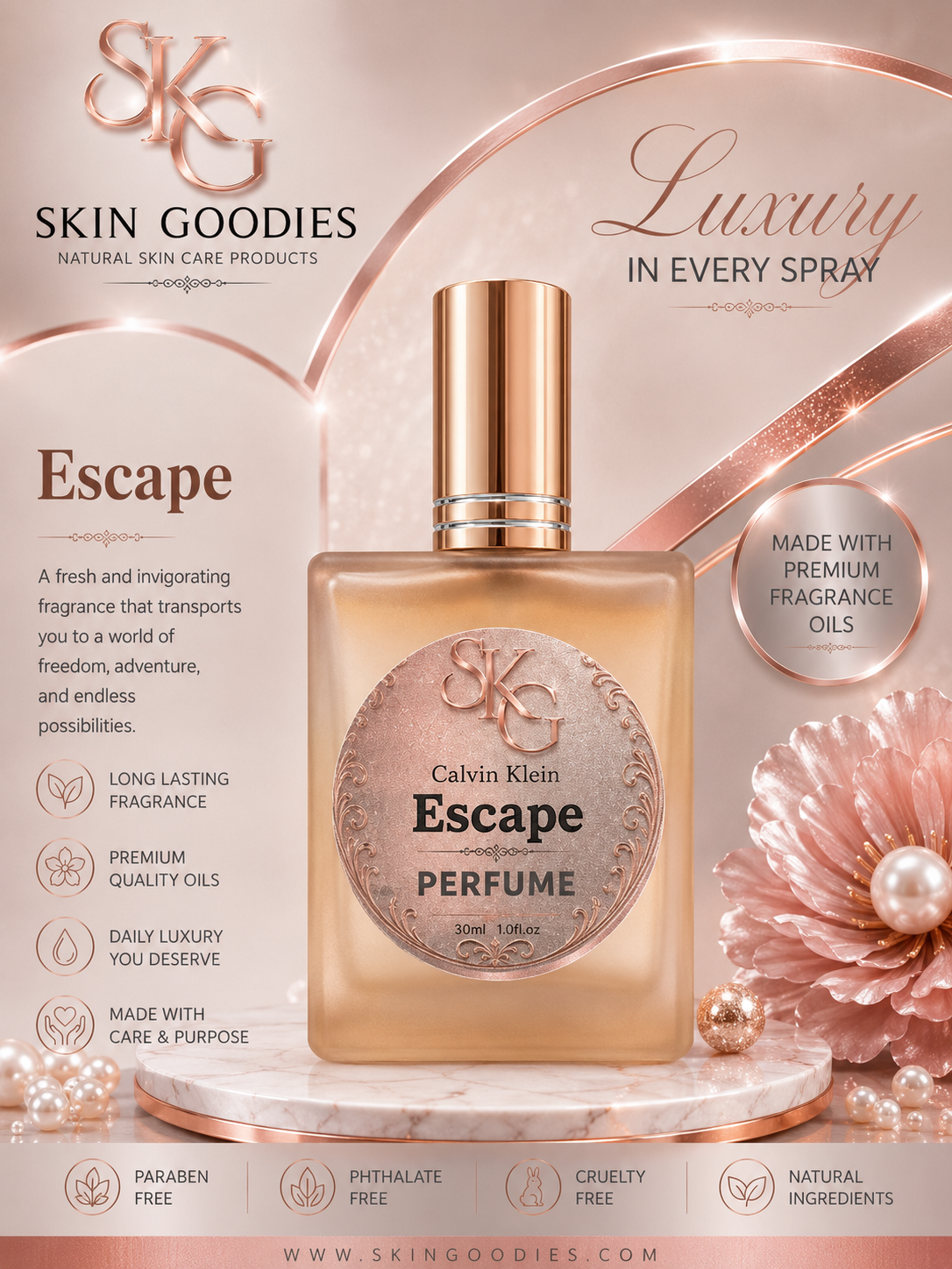 Escape(Calvin Klein)1oz 30ml (Designer Inspired)